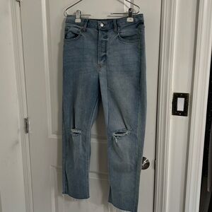 Washed but NEVER WORN Wild Fable Highest Rise Slim Straight Jeans Sz12 Recycled